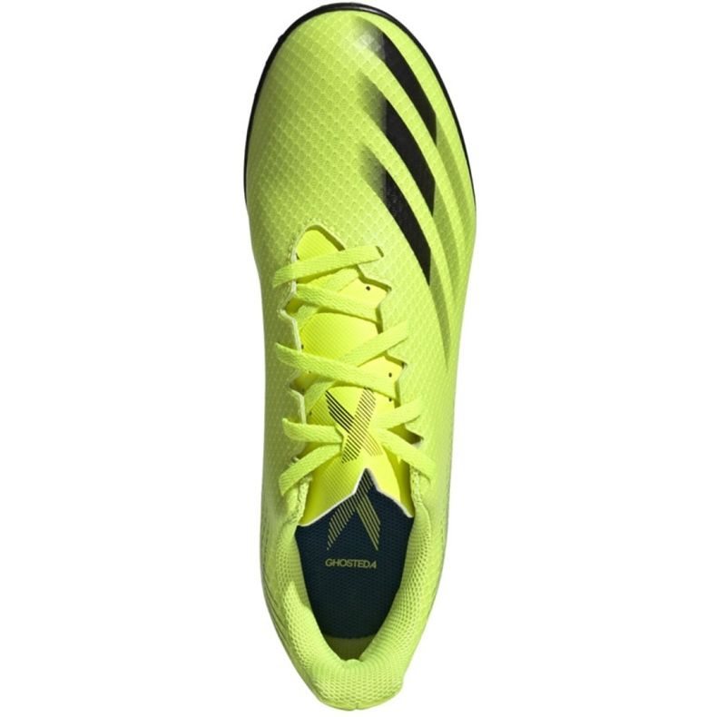 Scarpe da calcio Adidas X Ghosted.4 Tf M FW6917 multicolore giallo 2