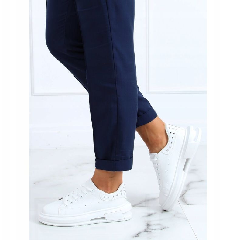 Sneakers da donna bianche SC36 White bianco 2