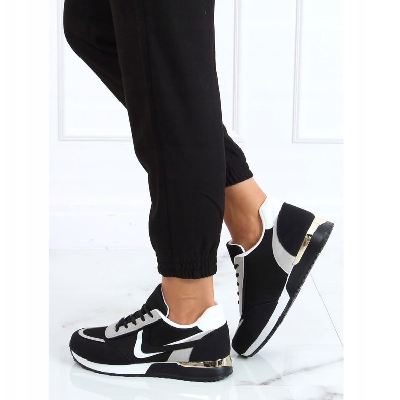 Multicolor VL121P Scarpe sportive nere rosso multicolore 2