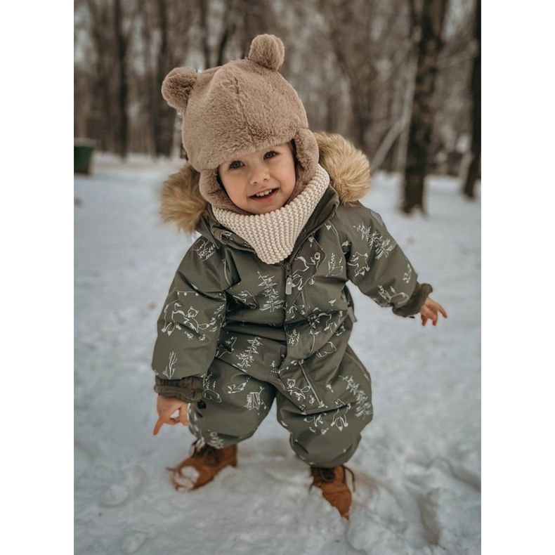 FRROCK Stivali da caccia per bambini con cerniera Camel Dexter marrone 1