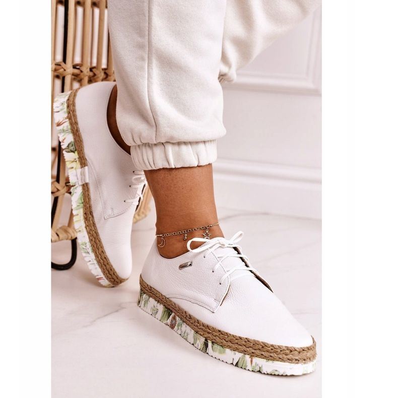 Scarpe da donna in pelle Maciejka Bianco 0293611 bianca 1