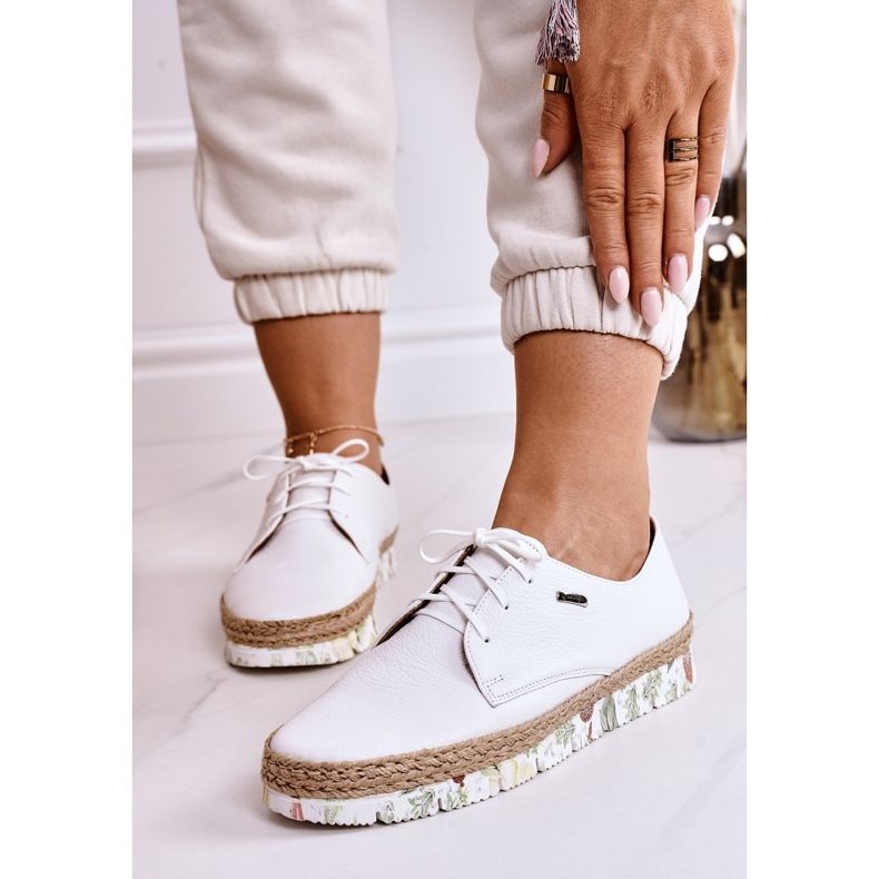 Scarpe da donna in pelle Maciejka Bianco 0293611 bianca 2