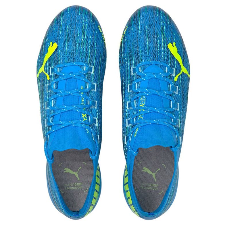 Scarpe da calcio Puma Ultra 1.2 Fg Ag blu-giallo 106299 01 2