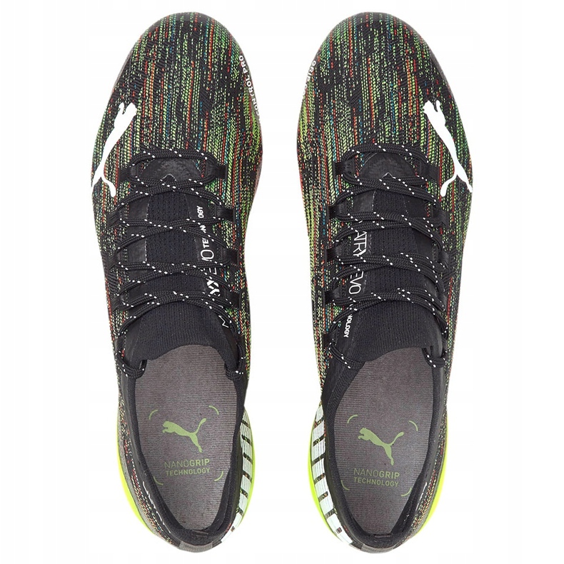 Scarpe da calcio Puma Ultra 1.2 Fg Ag nero-verde-rosso 106299 02 1