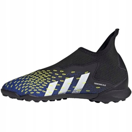 Scarpe da calcio Adidas Predator Freak.3 Ll Tf Junior nere e bianche FY0997 nero nero 1