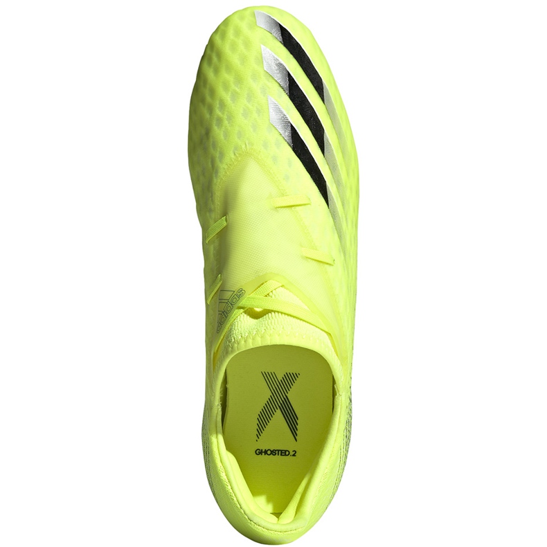 Scarpe da calcio Adidas X Ghosted.2 Fg giallo-nere FW6958 giallo, nero 1