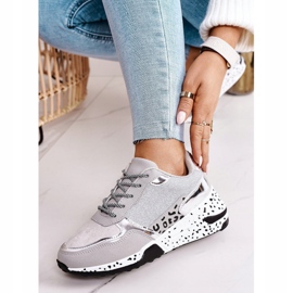 PS1 Sneakers con zeppa da donna Argento Avery grigio multicolore 2