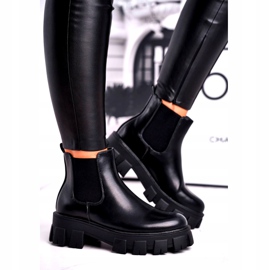 SEA Stivaletti da donna Stivaletti Jodhpur Morie Black nero 2