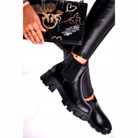 SEA Stivaletti da donna Stivaletti Jodhpur Morie Black nero 3