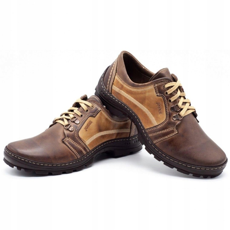 Joker Scarpe da trekking da uomo 192 marroni beige marrone 4