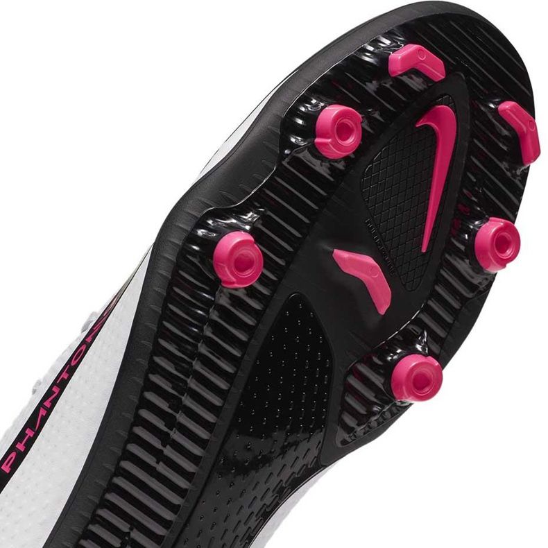 Nike Phantom Gt Club Df FG / MG CW6672 160 scarpe da calcio bianco 5
