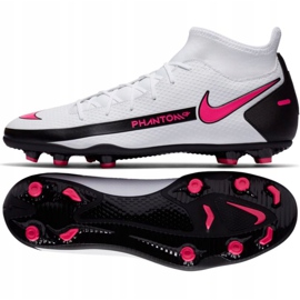 Nike Phantom Gt Club Df FG / MG CW6672 160 scarpe da calcio bianca 7