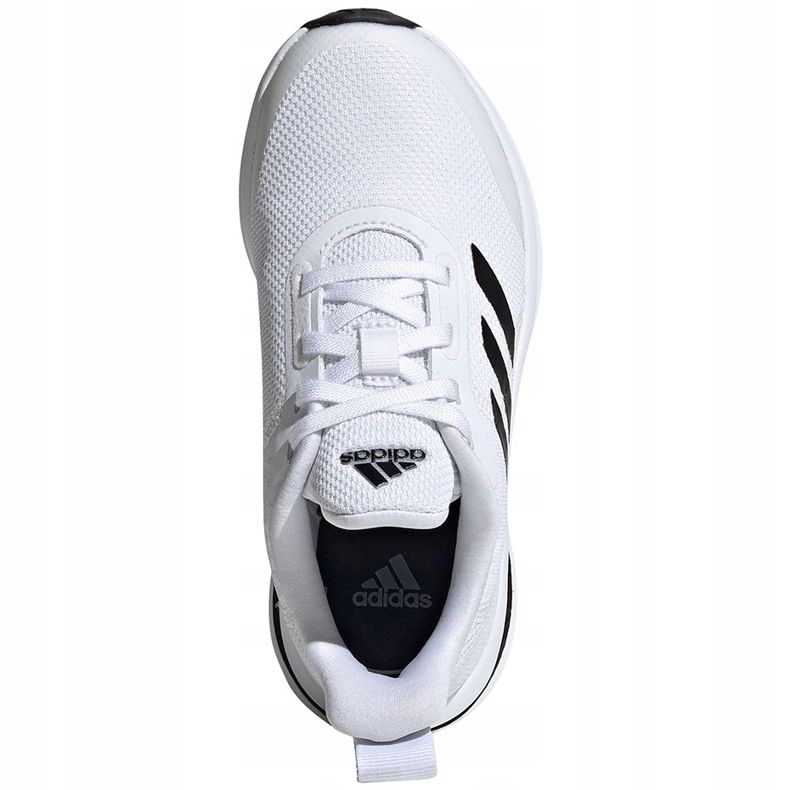 Scarpe da bambino Adidas FortaRun K bianche e nere FW2576 bianca 2