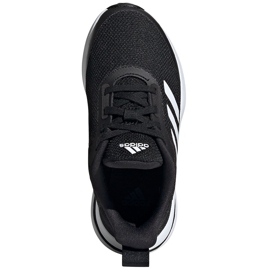 Adidas FortaRun K scarpe da bambino nere e bianche FW3719 nero 1
