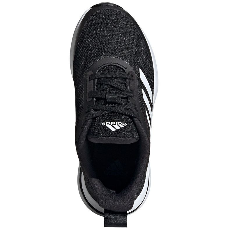 Adidas FortaRun K scarpe da bambino nere e bianche FW3719 nero 1