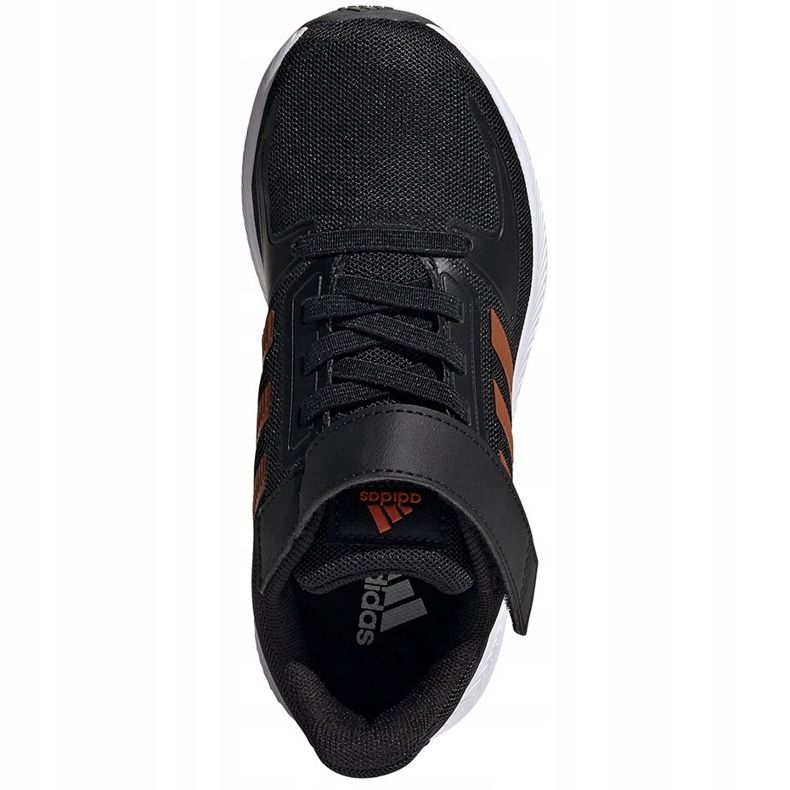 Adidas Runfalcon 2.0 scarpe da bambino nere e arancioni FZ0116 nero 1