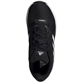 Adidas Runfalcon 2.0 K scarpe da bambino nere e bianche FY9495 nero 1