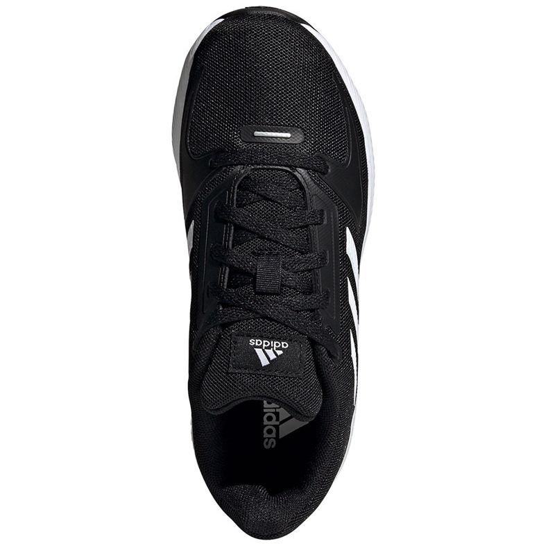 Adidas Runfalcon 2.0 K scarpe da bambino nere e bianche FY9495 nero 1