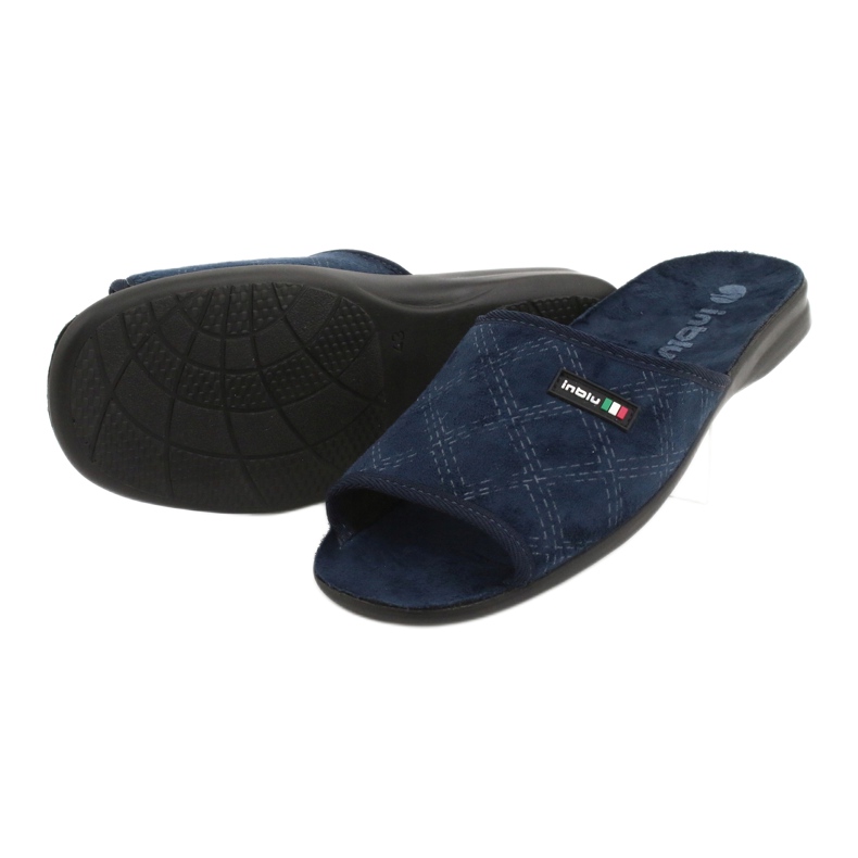 Scarpe da uomo Inblu 155M002 blu navy 4