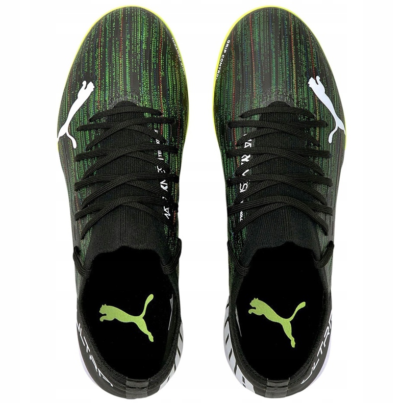 Scarpe da calcio Puma Ultra 3.2 Tt nero-verde 106351 02 1