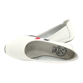 Ballerine sportive da donna Filippo DP2063/21 bianca rosso blu navy 4