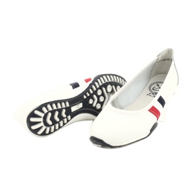 Ballerine sportive da donna Filippo DP2063/21 bianco rosso blu navy 3