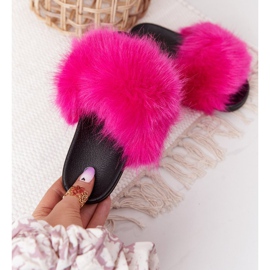 PS1 Pantofole Per Bambini Con Pelliccia Fucsia Fashionista rosa 1