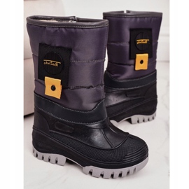 Apawwa Stivali Da Neve Per Bambini Riscaldati Con Pelliccia Grigio Rubbi viola multicolore 2