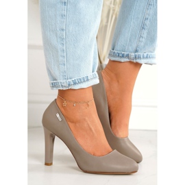 PJ1 Décolleté classiche su Eliana Cappuccino Bar beige 2