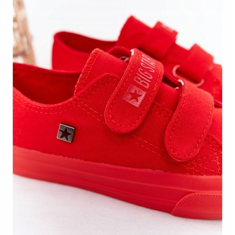 Sneakers Bambini Con Velcro Big Star FF374097 Rosse ['rosso'] rosso 2
