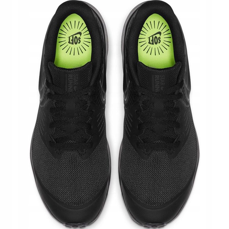 Nike Star Runner scarpe da bambino nere AQ3542 003 nero 1