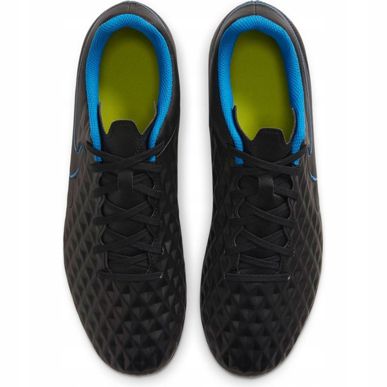 Nike Tiempo Legend 8 Club FG / MG AT6107 090 scarpe da calcio nero nero 1