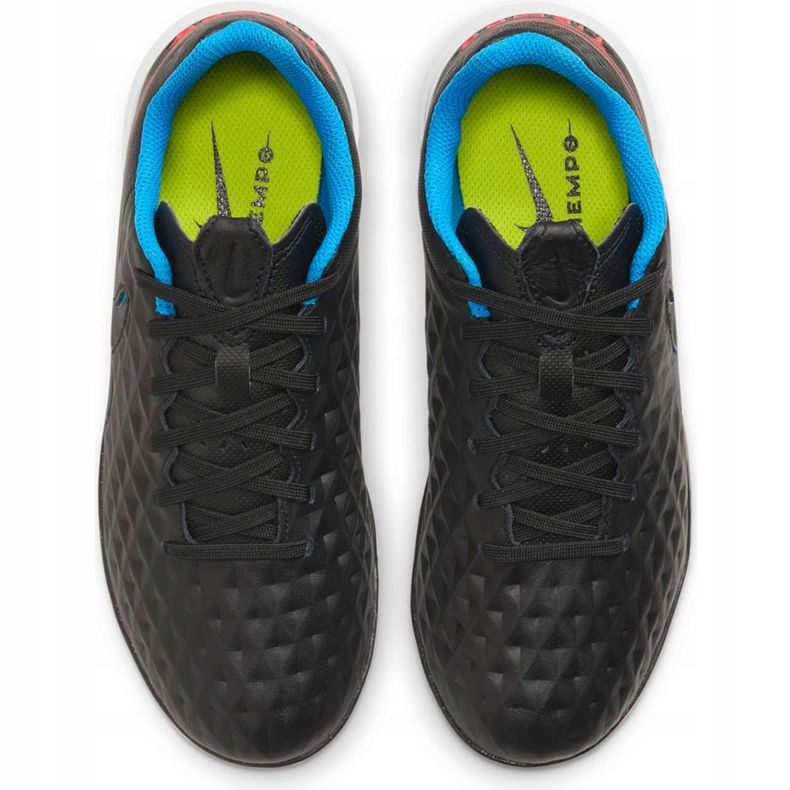 Scarpa da calcio Nike Tiempo Legend 8 Academy Tf Junior AT5736 090 nero nero 1