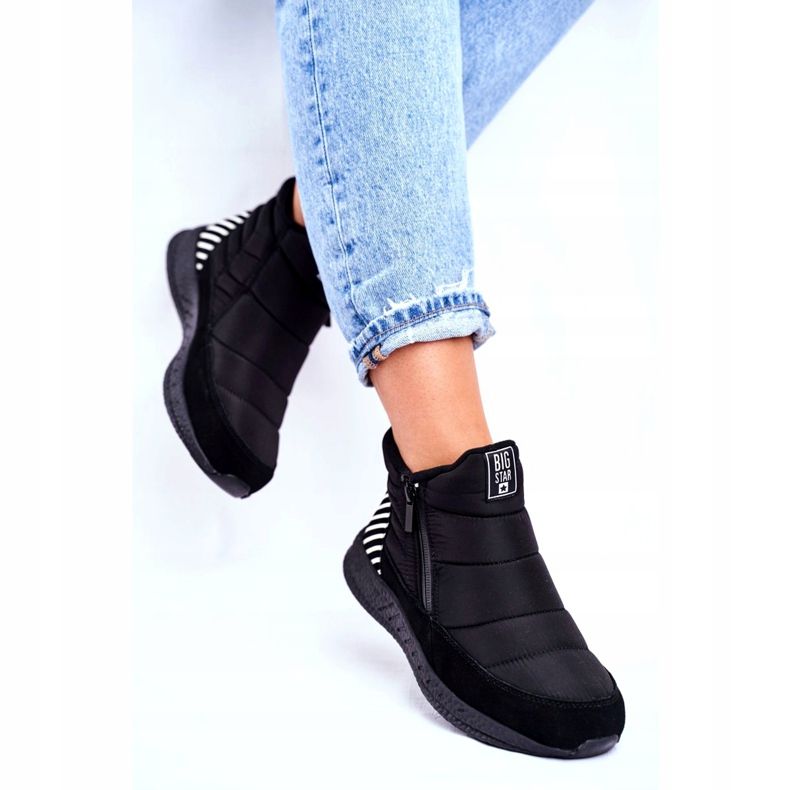 Stivali sportivi da donna Big Star Black GG274470 bianco nero 3