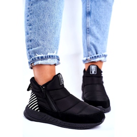 Stivali sportivi da donna Big Star Black GG274470 bianca nero 1