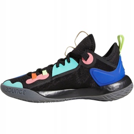 Adidas Harden Stepback 2 scarpe da bambino nere FZ1546 nero multicolore multicolore 1