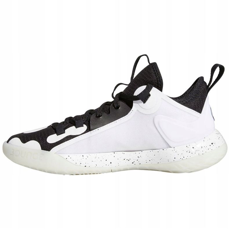 Scarpe da basket Adidas Harden Stepback 2 Jr FZ1545 bianco, bianco, nero bianco 1