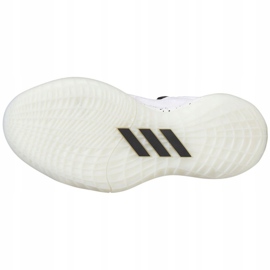Scarpe da basket Adidas Harden Stepback 2 Jr FZ1545 bianco, bianco, nero bianco 2