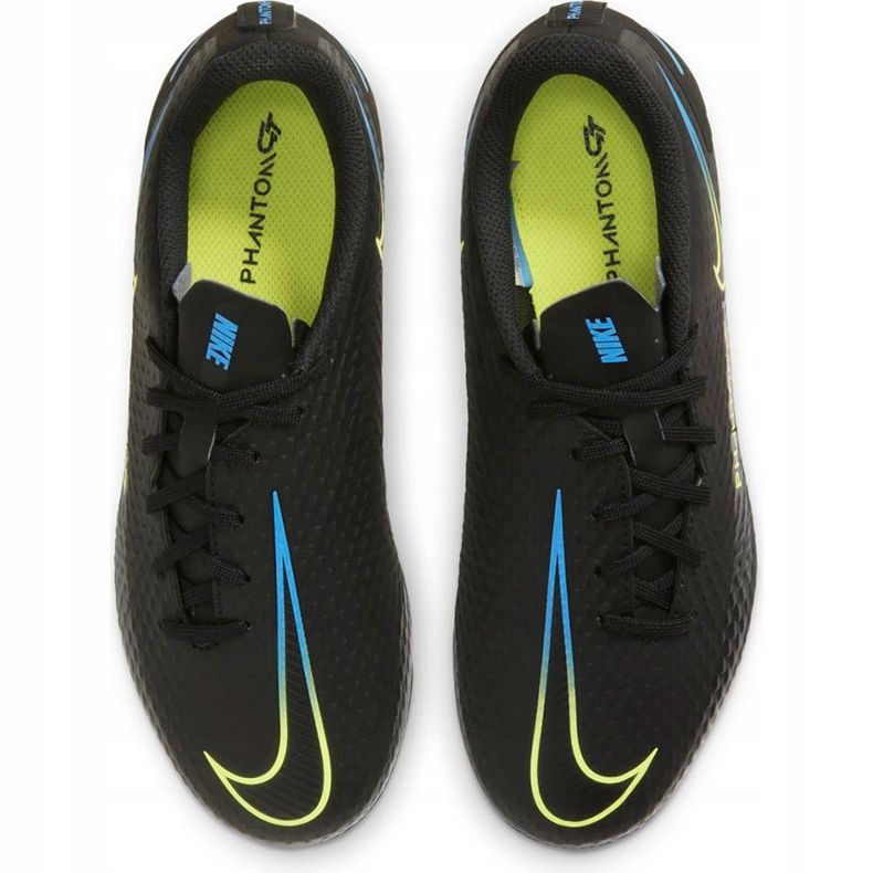 Nike Phantom Gt Academy FG / MG Junior CK8476 090 scarpe da calcio nero nero 1