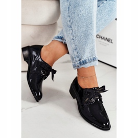 Scarpe da donna laccate Laura Messi 2044 Black nero 2