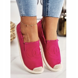 PS1 Espadrillas Classiche da Donna Fucsia Flaure beige rosa 2