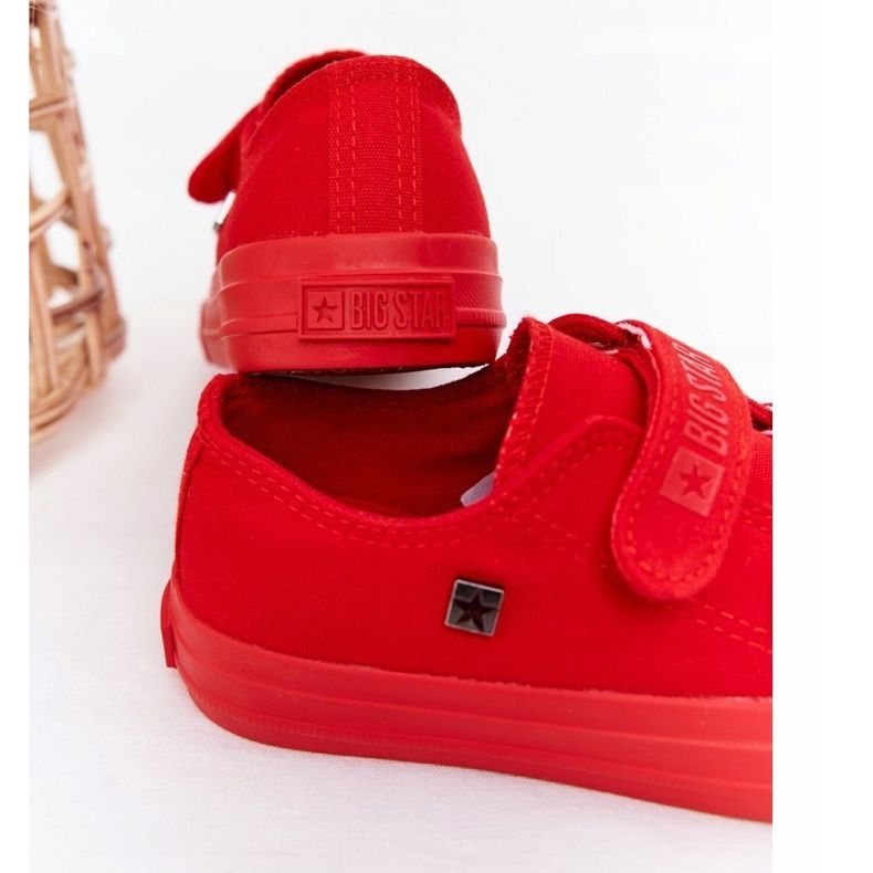 Sneakers Bambini Con Velcro Big Star FF374097 Rosse ['rosso'] rosso 1