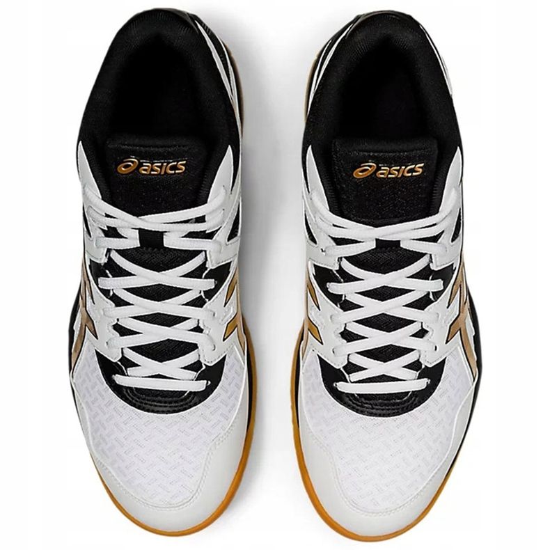 Asics Gel-Task Mt 2 bianco-nero-oro 1071A036 102 scarpe volley uomo bianca 1