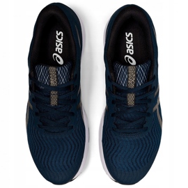Scarpe da corsa da uomo Asics Patriot 12 blu navy 1011A823 402 1