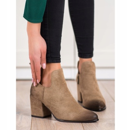 VINCEZA stivaletti beige 2