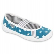 Scarpe per bambini Befado 193X066 bianca blu 1