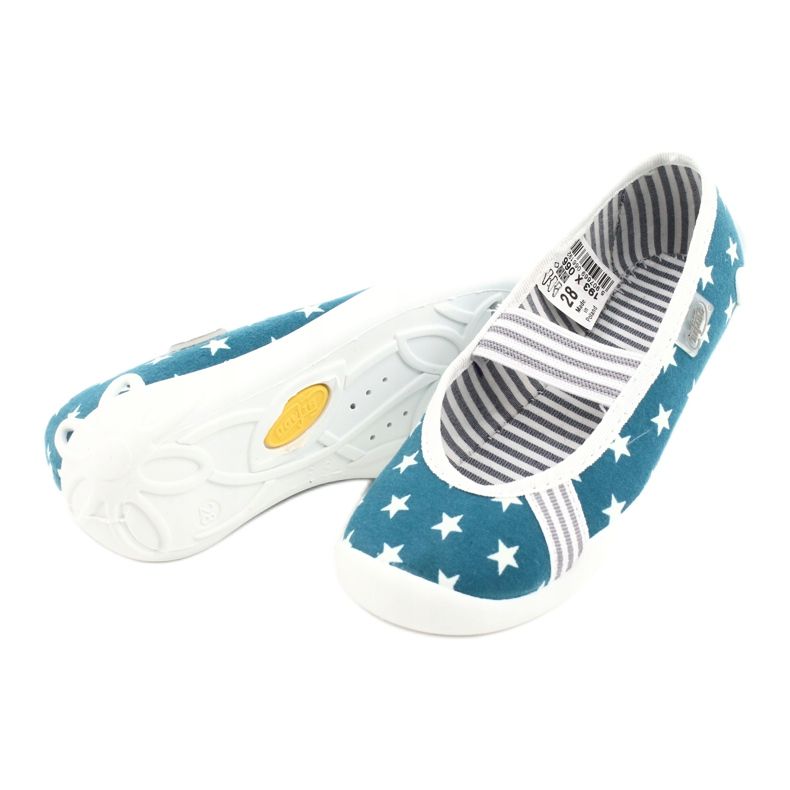 Scarpe per bambini Befado 193X066 bianca blu 4
