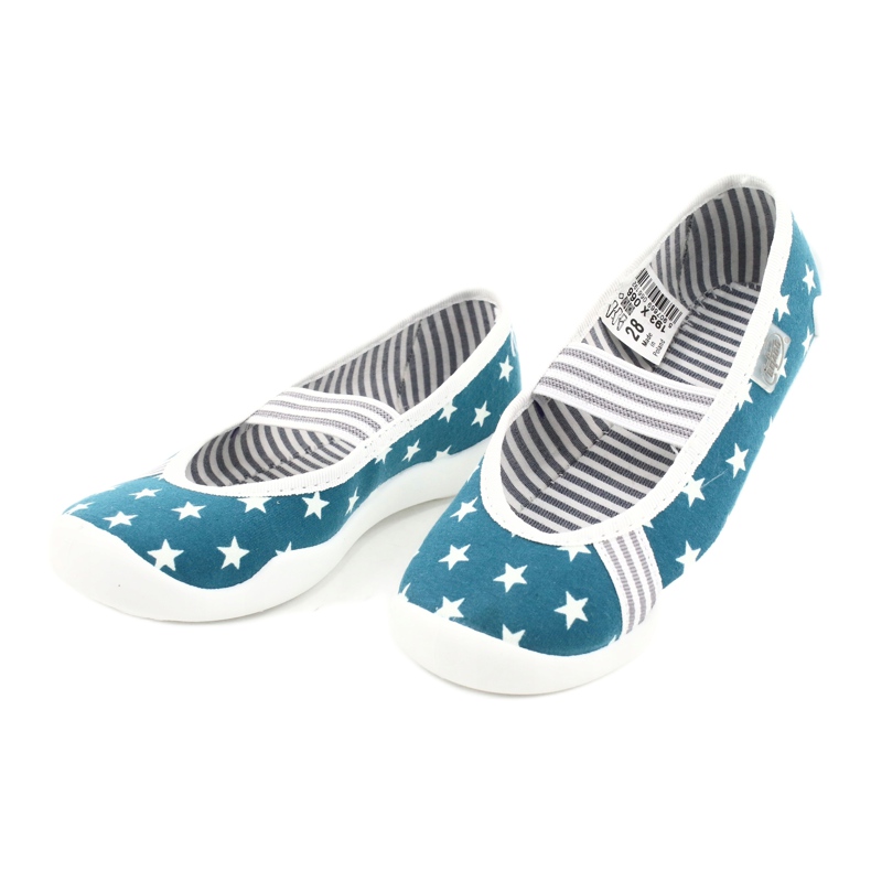 Scarpe per bambini Befado 193X066 bianca blu 3