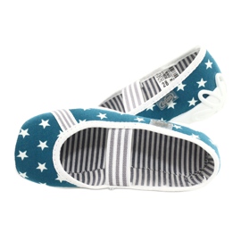 Scarpe per bambini Befado 193X066 bianca blu 5