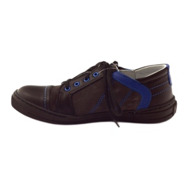 Scarpe basse nere con cerniera Ren But 4292 nero blu 2